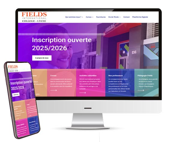 Création de site web Feilds casablanca