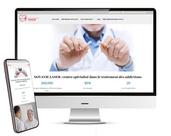 Création de site web Novie laser casablanca