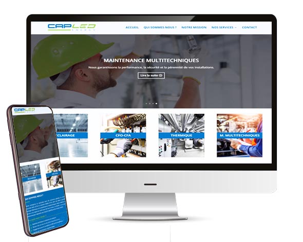 Création site web capled à casablanca