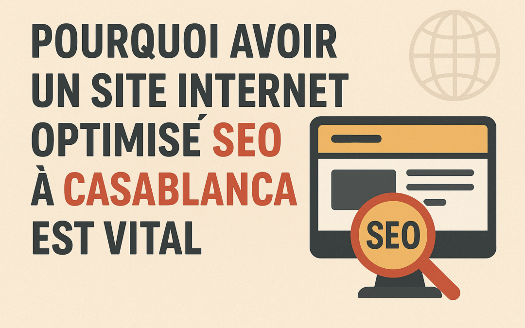 Pourquoi Avoir un Site Internet Optimisé SEO à Casablanca est Vital